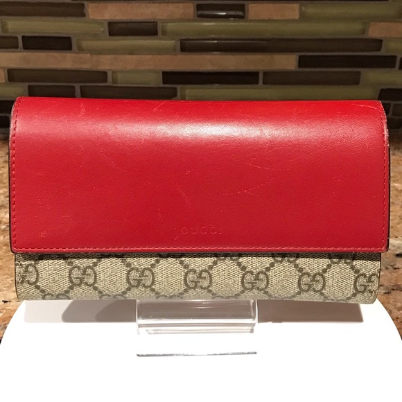 GUCCI GG Supreme French Flap Long Wallet ❤️🔥 - Picture 17 of 17